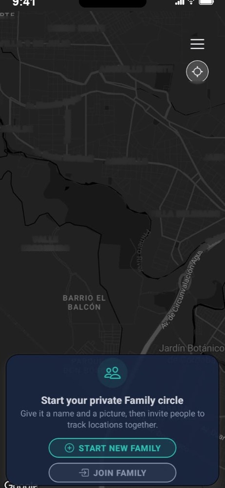 Multi Tracker map screen